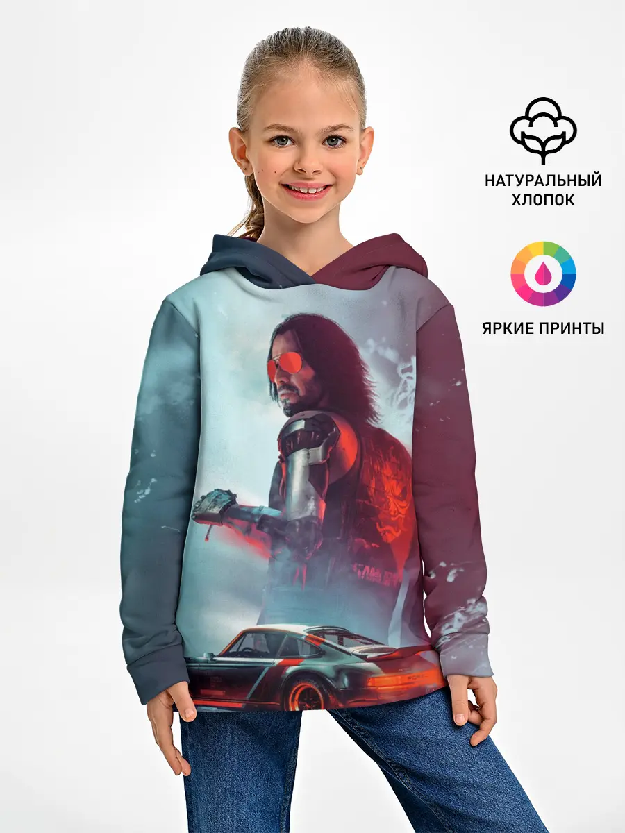 Детское худи / Cyberpunk 2077 | Джонни и Порш