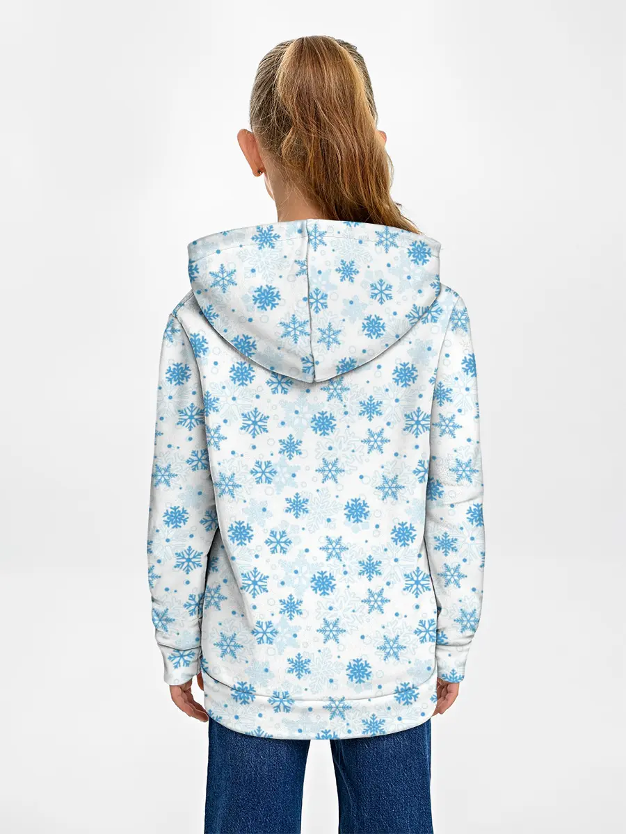 Детское худи / Снежинки