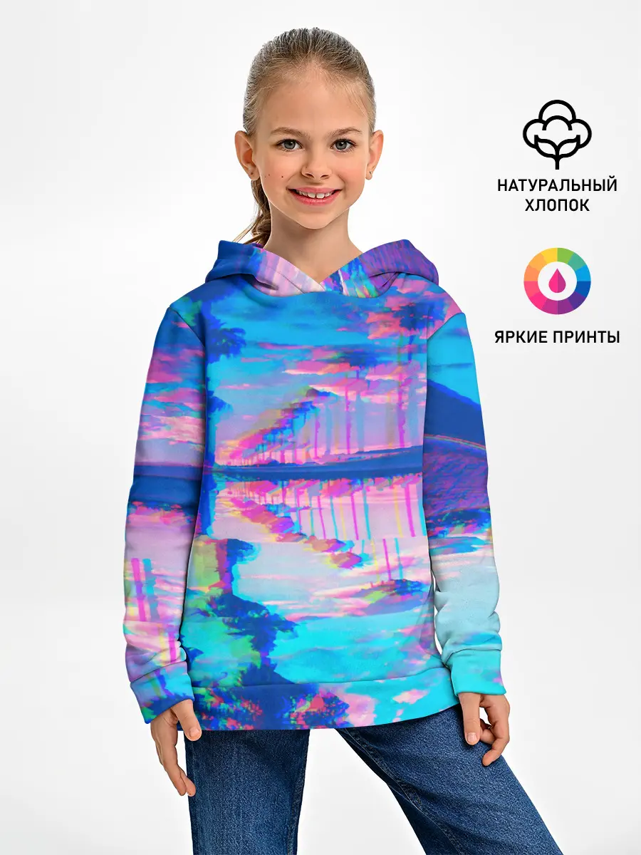 Детское худи / ГАВАЙИ ГЛИТЧ