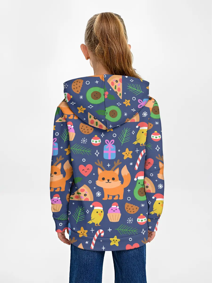 Детское худи / Новогодний макет