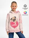 Детское худи / Love Pug | Люблю мопса