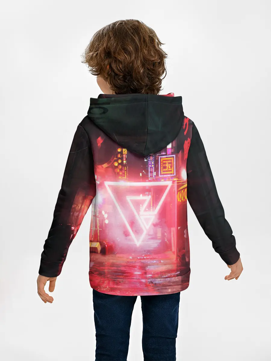 Детское худи / КИБЕР НЕОН