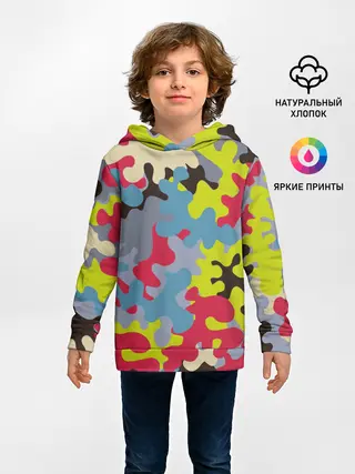 Детское худи / Цветные облака