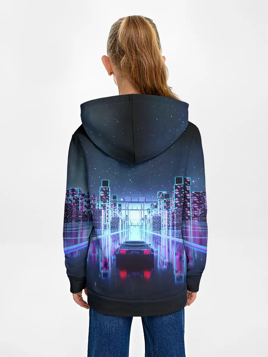 Детское худи / SYNTHWAVE / RETROWAVE