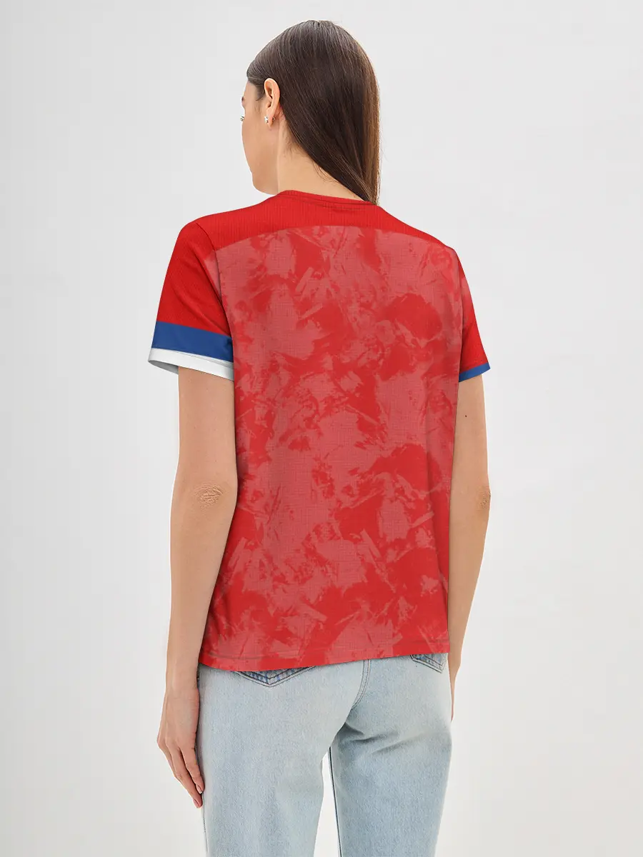 Женская базовая футболка / Russia home EURO 2020