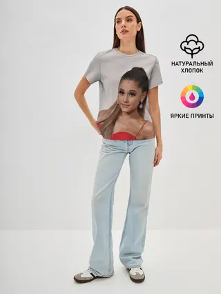 Женская базовая футболка / Ariana Grande