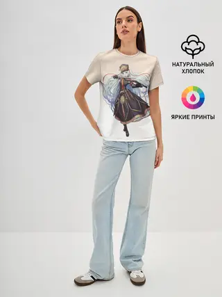 Женская базовая футболка / Танец Альтаира