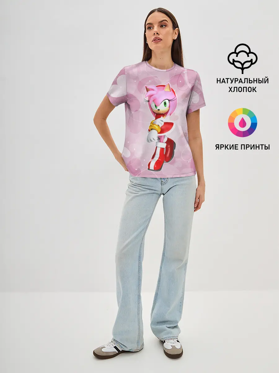 Женская базовая футболка / Amy - Эми