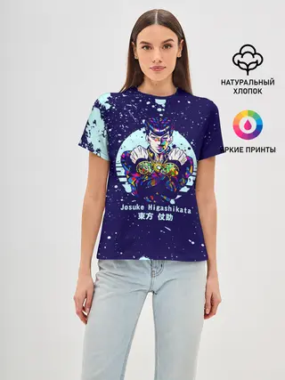 Женская базовая футболка / JoJo Bizarre Adventure