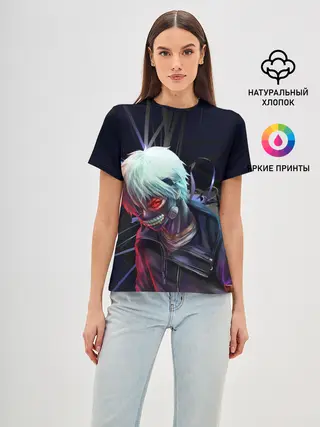 Женская базовая футболка / Токийский Гуль