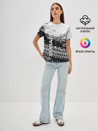 Женская базовая футболка / SUBARU