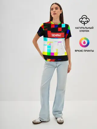 Женская базовая футболка / SENPAI