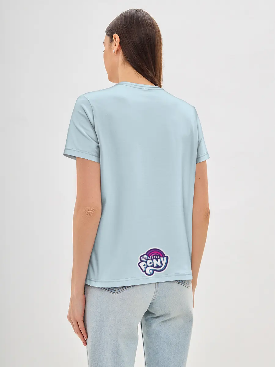 Женская базовая футболка / My little pony x Doctor Who