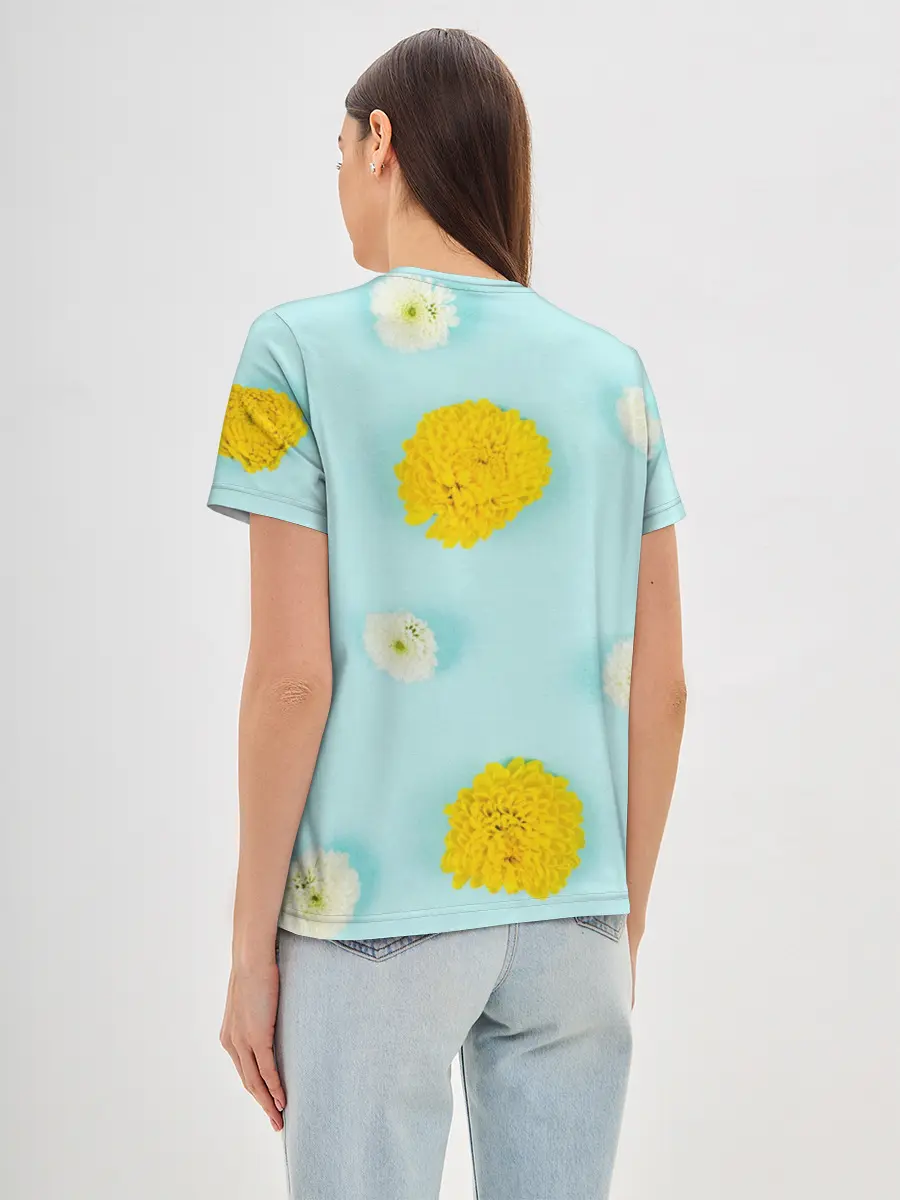 Женская базовая футболка / Одуванчики / Dandelions