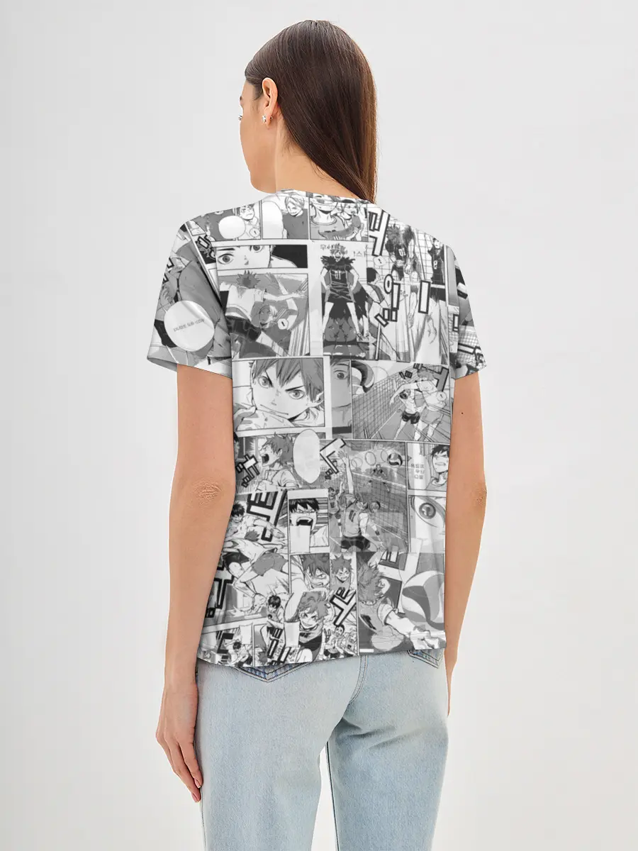 Женская базовая футболка / Хината Се Haikyu!