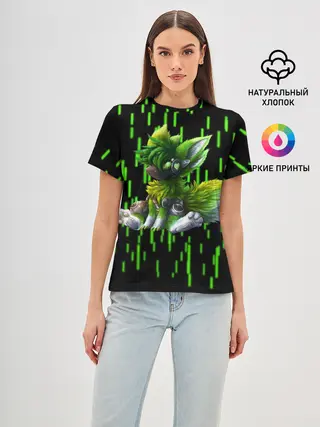 Женская базовая футболка / Protogen music