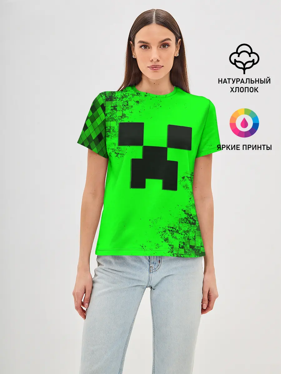 Женская базовая футболка / MINECRAFT
