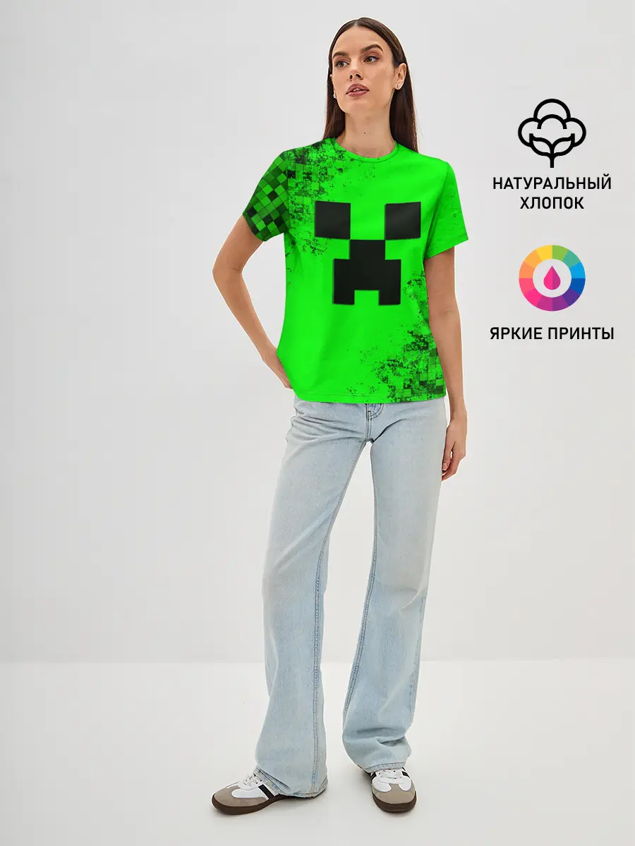Женская базовая футболка / MINECRAFT