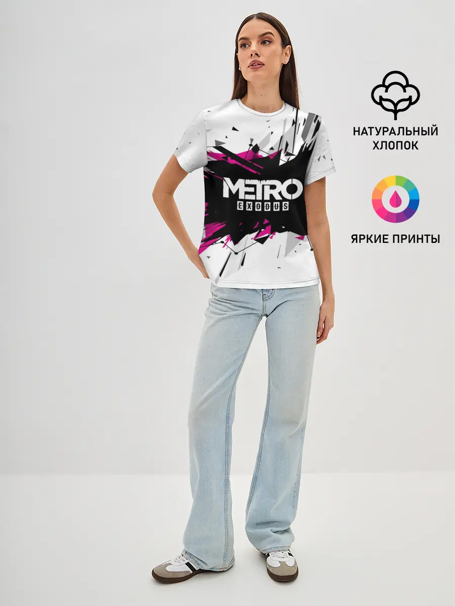 Женская базовая футболка / Metro Exodus 2018