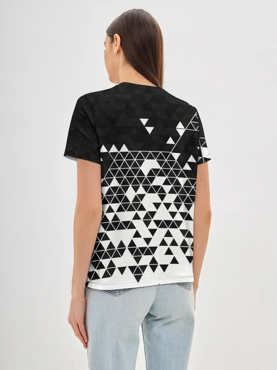 Женская базовая футболка / Векторные фигуры