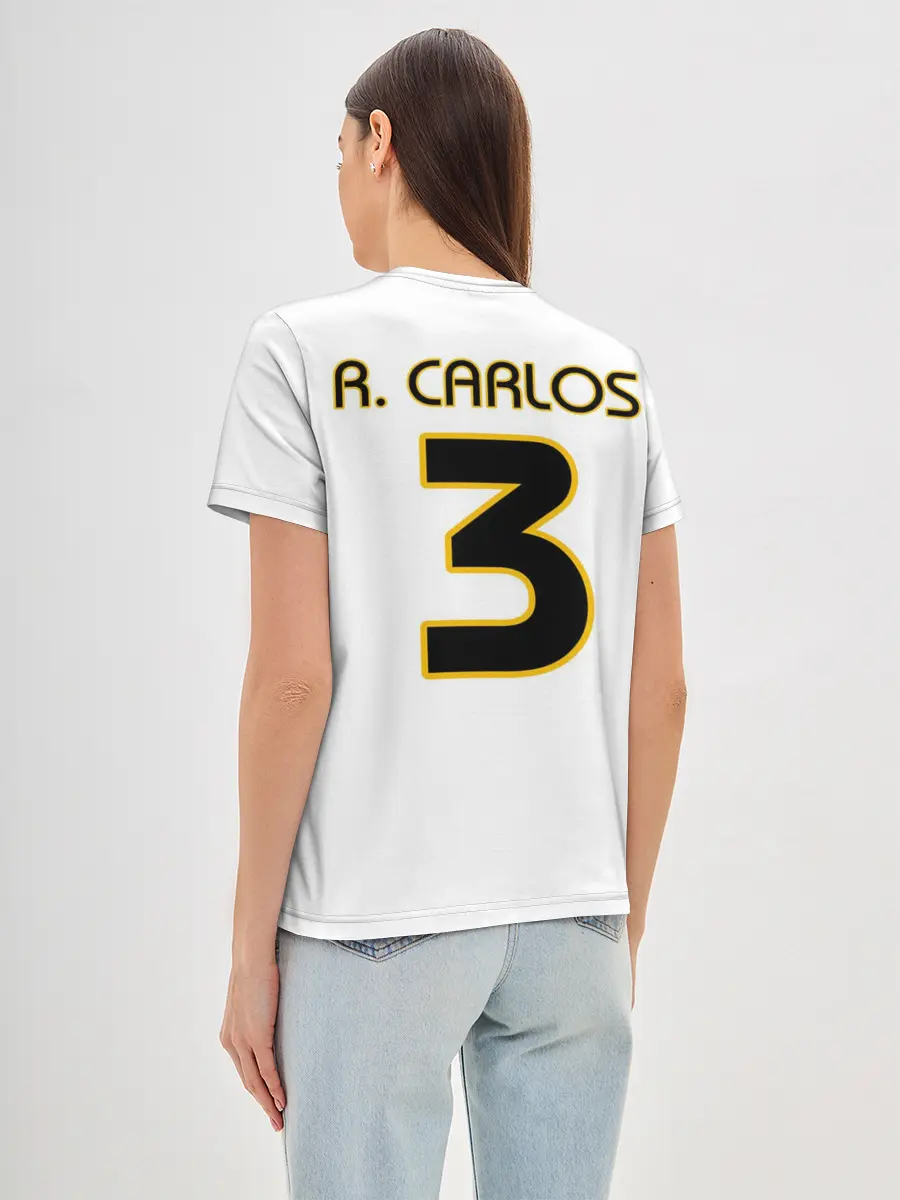Женская базовая футболка / Р. Карлос | футболка Реала