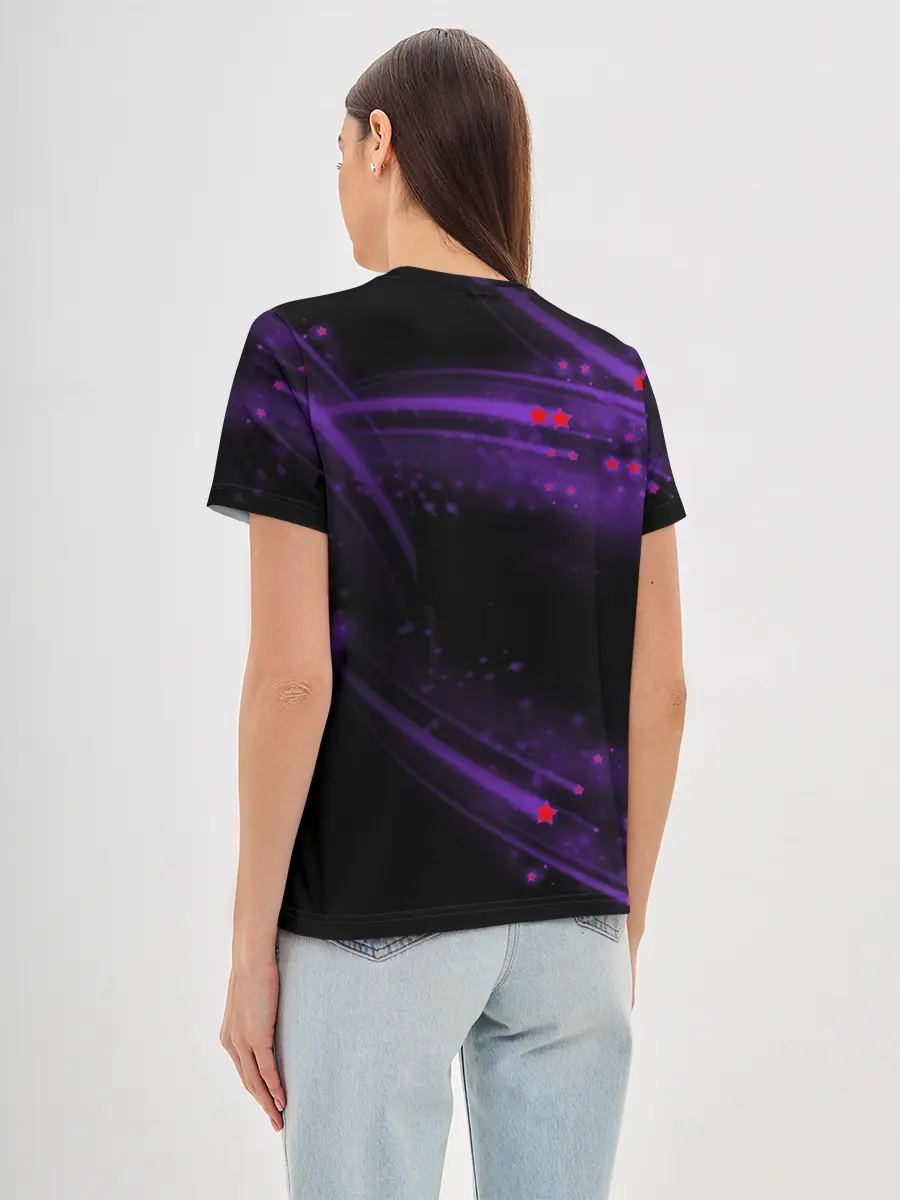 Женская базовая футболка / Among Us Rock Star