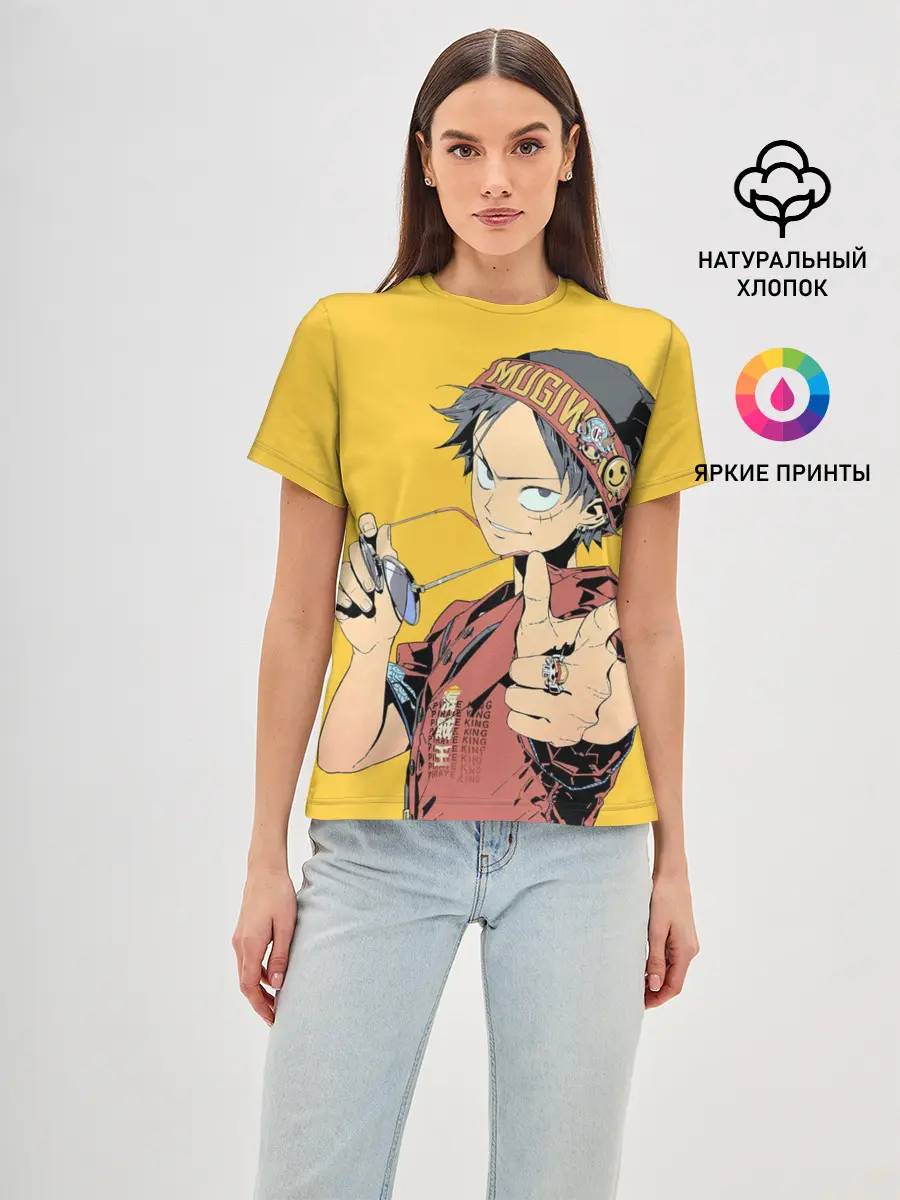 Женская базовая футболка / One Piece Luffy Луффи