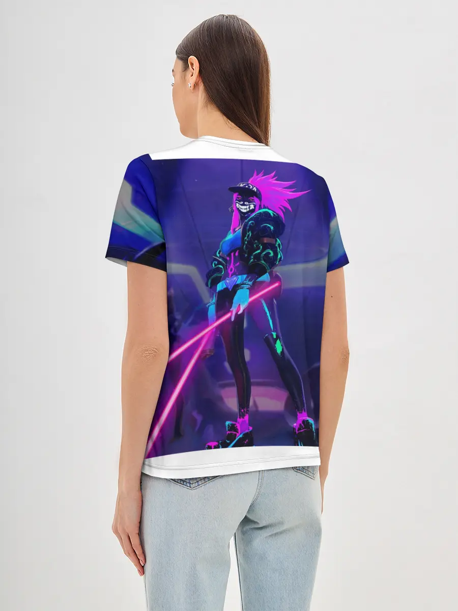 Женская базовая футболка / League of legends Akali KDA