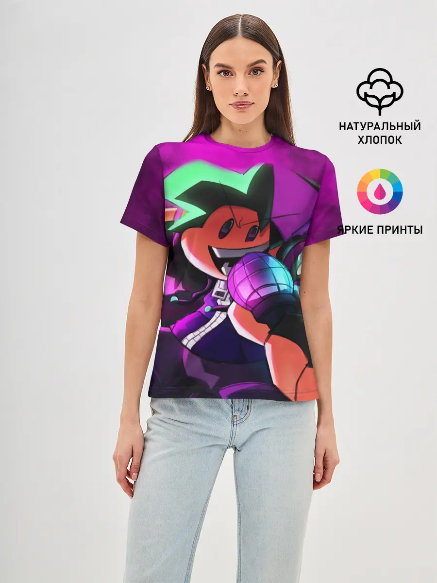 Женская базовая футболка / Бойфренд