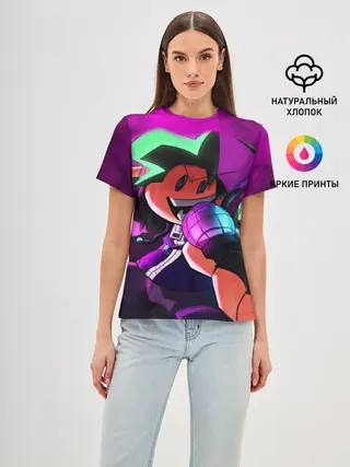 Женская базовая футболка / Бойфренд