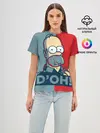 Женская базовая футболка / Homer Simpson