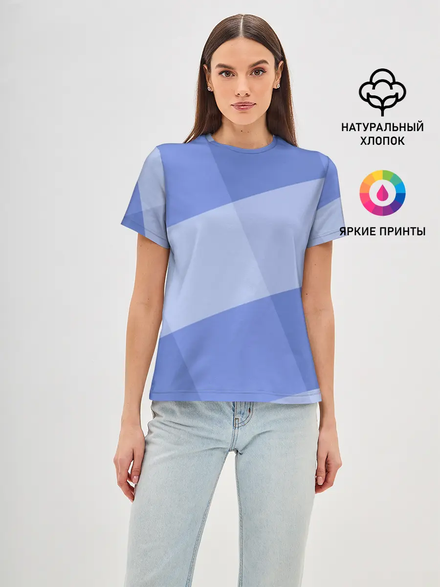 Женская базовая футболка / Теплый минимализм