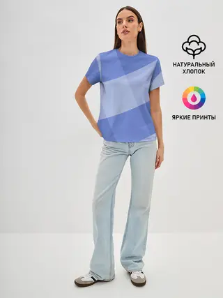 Женская базовая футболка / Теплый минимализм