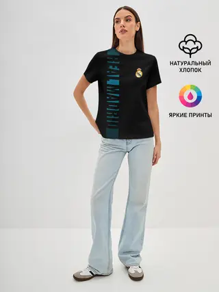 Женская базовая футболка / РЕАЛ МАДРИД | REAL MADRID