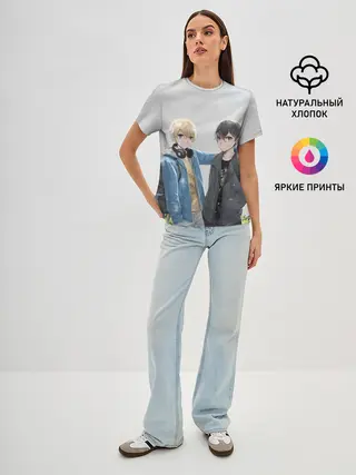 Женская базовая футболка / Алисизация САО