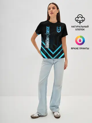 Женская базовая футболка / Rainbow Six Siege