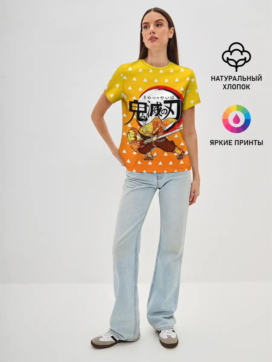 Женская базовая футболка / ЗЕНИЦУ / ZENITSU