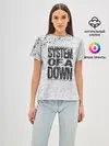 Женская базовая футболка / System of a Down