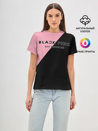 Женская базовая футболка / DDU-DU DDU-DU BlackPink