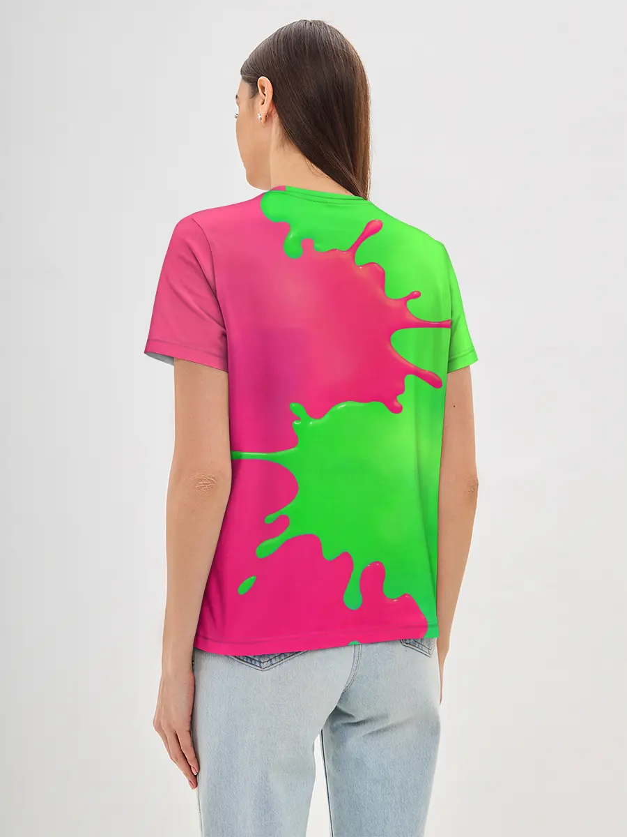 Женская базовая футболка / Splatoon 2