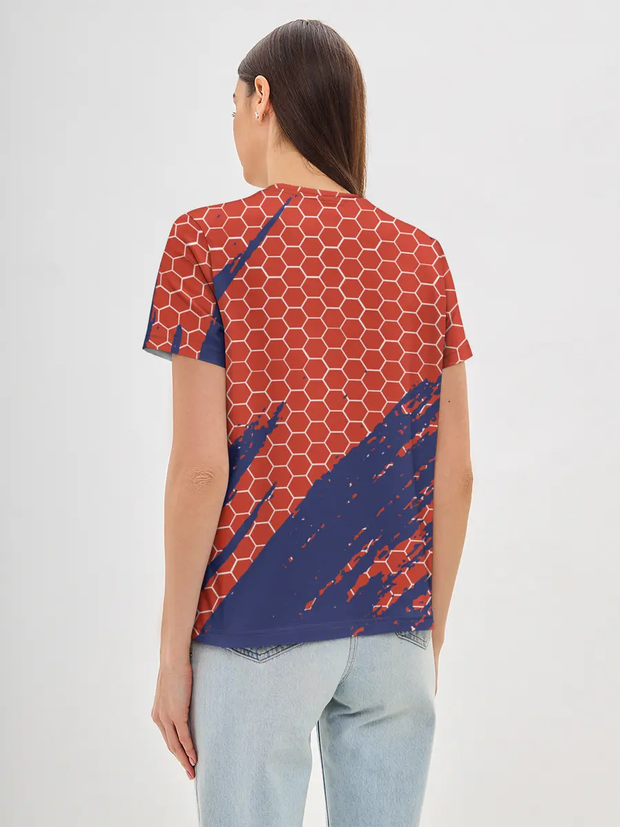 Женская базовая футболка / Atletico Madrid: Football Club.