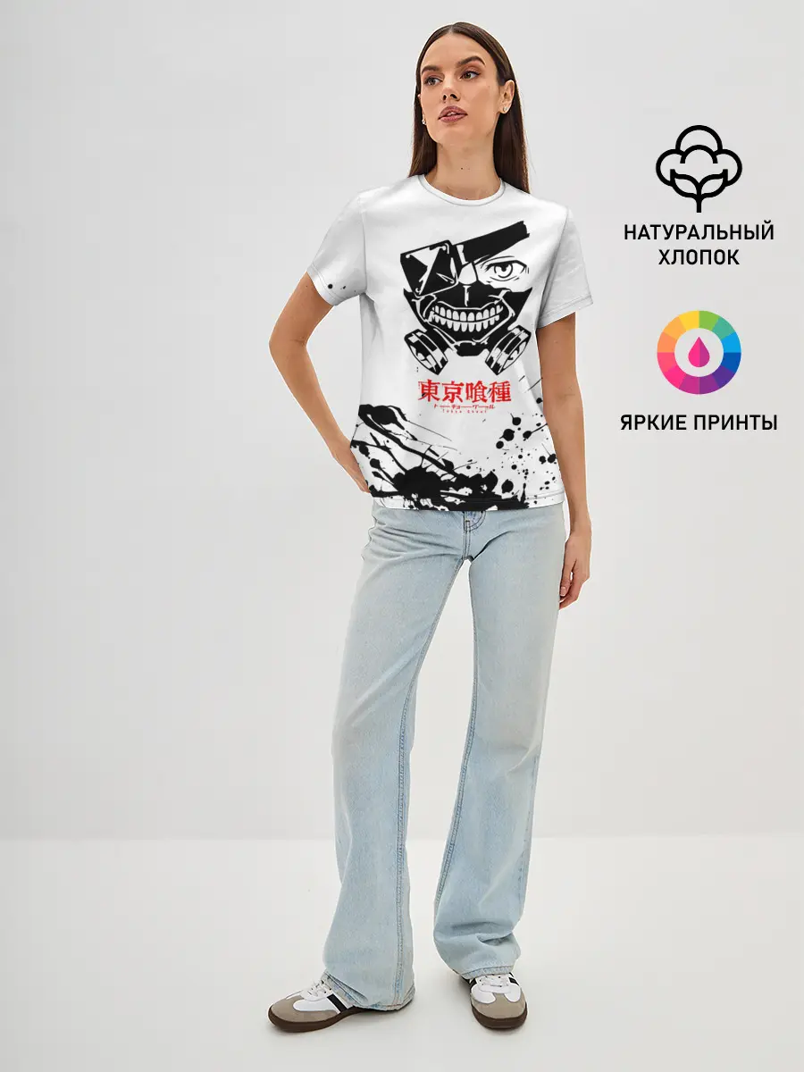 Женская базовая футболка / ТОКИЙСКИЙ ГУЛЬ