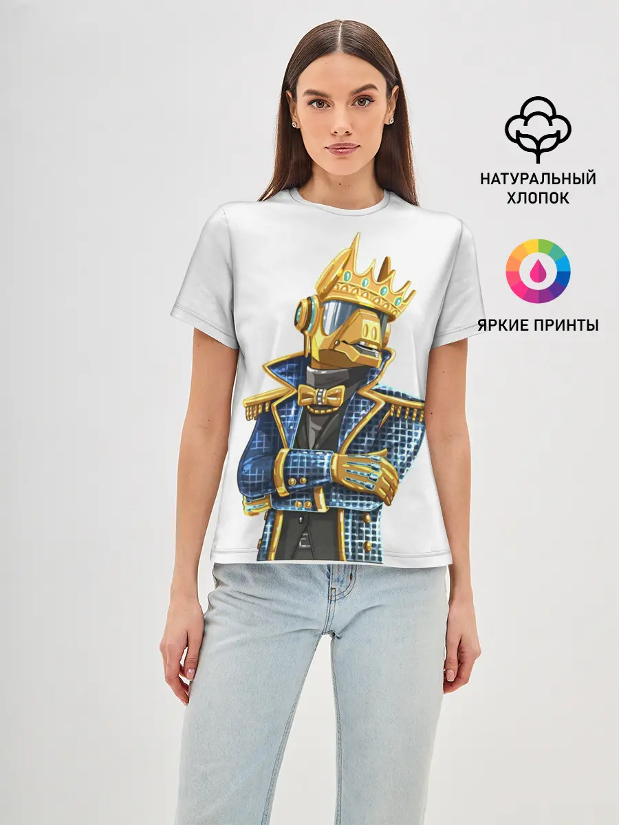 Женская базовая футболка / ФОРТНАЙТ X