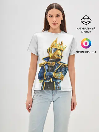 Женская базовая футболка / ФОРТНАЙТ X