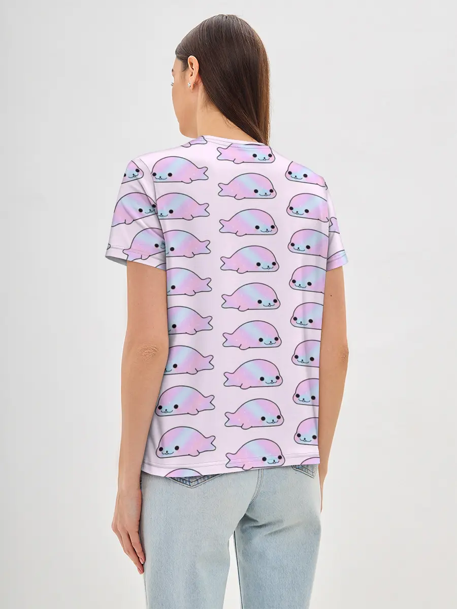 Женская базовая футболка / Нерпы