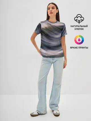 Женская базовая футболка / Море волнуется