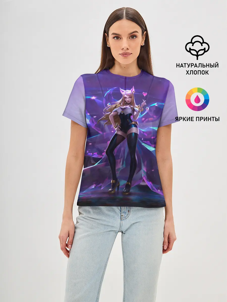 Женская базовая футболка / Ahri