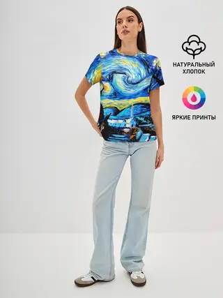 Женская базовая футболка / Искусство