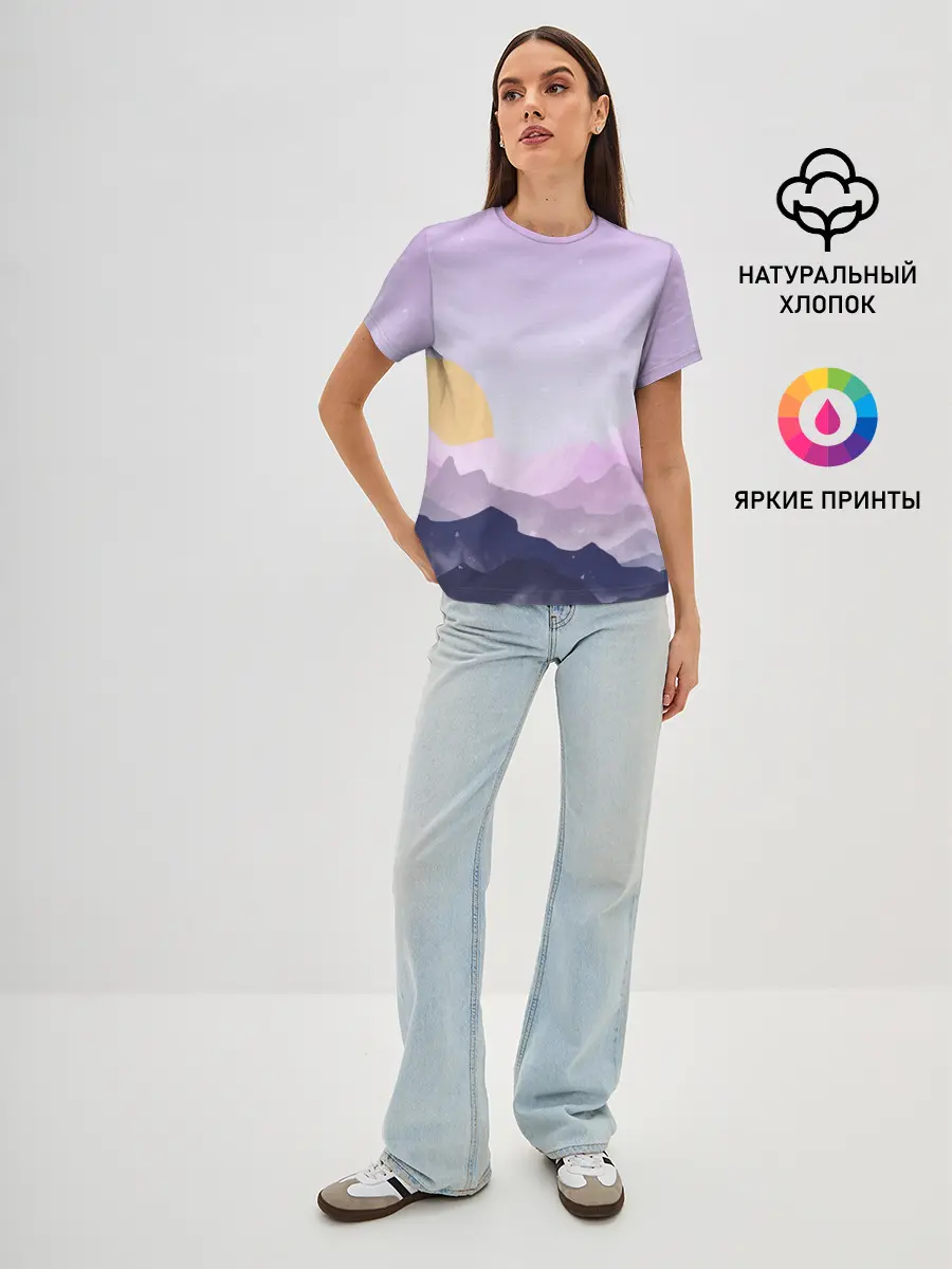 Женская базовая футболка / Firewatch