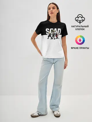 Женская базовая футболка / System of a Down